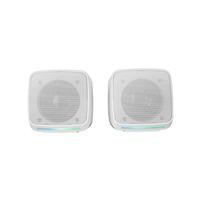Miniatura 1 de ALTAVOCES 2.0 MARS GAMING MSPROW WHITE 10W USB + JACK CONTROL DE VOLUMEN RGB