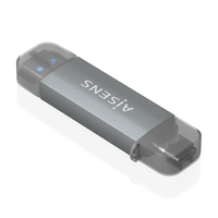 Miniatura 1 de LECTOR TARJETAS AISENS SD MICRO SD MMC RS-MMC MMC MICRO USB-C Y A