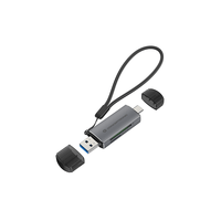 Miniatura 1 de CARD READER EXTERNO CONCENTRONIC BIAN05G USB-C Y USB-A COMPATIBLE CON SD, SDHC, SDXC, Micro SD/T-Flash, Micro SDHC, Micro SDXC