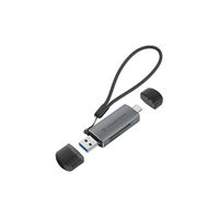 Miniatura 2 de CARD READER EXTERNO CONCENTRONIC BIAN05G USB-C Y USB-A COMPATIBLE CON SD, SDHC, SDXC, Micro SD/T-Flash, Micro SDHC, Micro SDXC