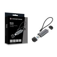 Miniatura 3 de CARD READER EXTERNO CONCENTRONIC BIAN05G USB-C Y USB-A COMPATIBLE CON SD, SDHC, SDXC, Micro SD/T-Flash, Micro SDHC, Micro SDXC