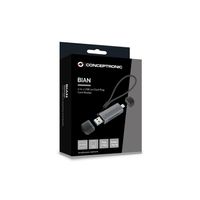 Miniatura 4 de CARD READER EXTERNO CONCENTRONIC BIAN05G USB-C Y USB-A COMPATIBLE CON SD, SDHC, SDXC, Micro SD/T-Flash, Micro SDHC, Micro SDXC