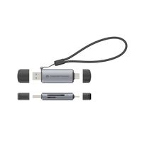 Miniatura 7 de CARD READER EXTERNO CONCENTRONIC BIAN05G USB-C Y USB-A COMPATIBLE CON SD, SDHC, SDXC, Micro SD/T-Flash, Micro SDHC, Micro SDXC