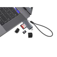 Miniatura 9 de CARD READER EXTERNO CONCENTRONIC BIAN05G USB-C Y USB-A COMPATIBLE CON SD, SDHC, SDXC, Micro SD/T-Flash, Micro SDHC, Micro SDXC