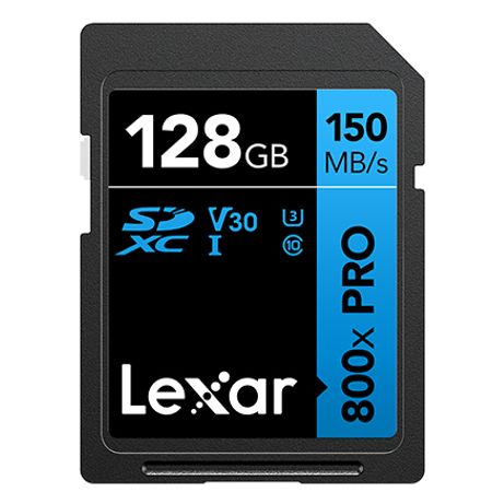 LEXAR 128GB PROFESSIONAL 800X PRO SDXC UHS-I CARDS, UP TO 150MB/S READ 45MB/S WRITE C10 V30 U3 - Imagen 2 de 2 LEXAR 128GB PROFESSIONAL 800X PRO SDXC UHS-I CARDS, UP TO 150MB/S READ 45MB/S WRITE C10 V30 U3 - Imagen 2 de 2