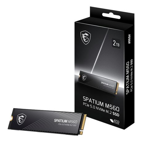 SSD MSI SPATIUM M560 PCIe 5.0 NVMe M.2 2TB - Imagen 6 de 6 SSD MSI SPATIUM M560 PCIe 5.0 NVMe M.2 2TB - Imagen 6 de 6