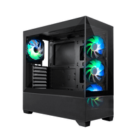 Miniatura 1 de COOLBOX  COOLBOX GAMING CAJA ATX GA250 VISION USB-C 3.2 GEN1 SIN FTE + 4 VENT. ARGB RGB Negro