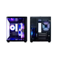 Miniatura 4 de COOLBOX  COOLBOX GAMING CAJA MATX GM100 VISION USB3.2 GEN1 SIN FTE + 3 VENTILADORES ARGB RGB Negro