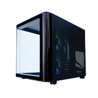 Miniatura 7 de COOLBOX  COOLBOX GAMING CAJA MATX GM100 VISION USB3.2 GEN1 SIN FTE + 3 VENTILADORES ARGB RGB Negro