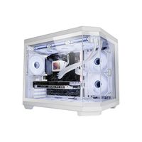 Miniatura 3 de CAJA MICROATX GAMING MARS GAMING MC3TCOREMW TRIPLE CRISTAL TEMPLADO GPU 415mm 2x3.5 3x2.5 BLANCO