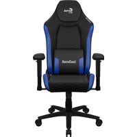 Miniatura 3 de SILLA GAMING AEROCOOL CROWN DISE??O PREMIUM CUERO SINTETICO AEROWEAVE NEGRA CON DETALLES EN AZUL R