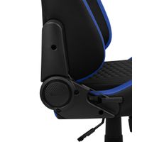 Miniatura 6 de SILLA GAMING AEROCOOL CROWN DISE??O PREMIUM CUERO SINTETICO AEROWEAVE NEGRA CON DETALLES EN AZUL R