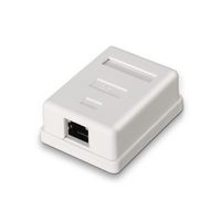 Miniatura 2 de ROSETA DE SUPERFICIE AISENS RJ45 CAT.6 FTP 1 TOMA BLANCO