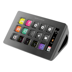 CONTROL DECK SLIM MARS GAMING MSD-ONE BLACK 15 TECLAS DE ACCESO DIRECTO LCD PERSONALIZABLES