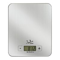 Miniatura 2 de BASCULA DE COCINA JATA HASTA 15KG GRADUACION 1G RELOJ INTEGRADO FUNCION TARA TEMPORIZADOR VISOR LC