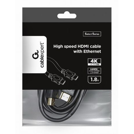 Gembird Cable HDMI ETHERNET CCS V 1.4 1,8 Mts - Imagen 3 de 3 Gembird Cable HDMI ETHERNET CCS V 1.4 1,8 Mts - Imagen 3 de 3