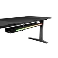 Miniatura 25 de MESA GAMING GENESIS HOLM MODULAR 160 RGB NEGRO 160X75 CM