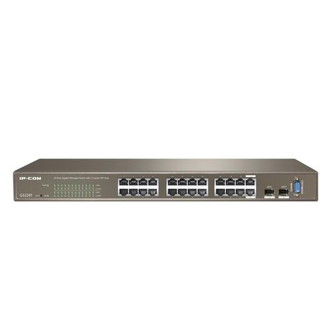 IPCOM FULL MANAGEMENT SWITCH G3224T 24-PORTS GIGABIT L2 MANAGEMENT SWITCH WITH 2 COMBO SFP PORTS,1 CONSOLE PORT (G3224T) - Imagen 2 de 2 IPCOM FULL MANAGEMENT SWITCH G3224T 24-PORTS GIGABIT L2 MANAGEMENT SWITCH WITH 2 COMBO SFP PORTS,1 CONSOLE PORT (G3224T) - Imagen 2 de 2