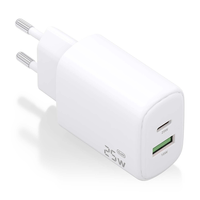 Miniatura 1 de CARGADOR AISENS GAN 25W, 1XUSB-C PD3.0, 1XUSB-A QC3.0, BLANCO