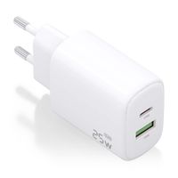 Miniatura 2 de CARGADOR AISENS GAN 25W, 1XUSB-C PD3.0, 1XUSB-A QC3.0, BLANCO