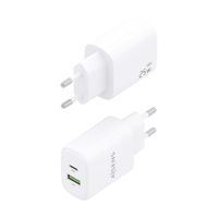 Miniatura 4 de CARGADOR AISENS GAN 25W, 1XUSB-C PD3.0, 1XUSB-A QC3.0, BLANCO