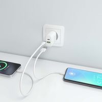 Miniatura 6 de CARGADOR AISENS GAN 25W, 1XUSB-C PD3.0, 1XUSB-A QC3.0, BLANCO
