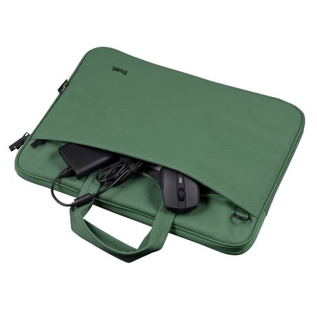MALETIN TRUST BOLOGNA ECO PARA PORTATILES HASTA 16" - COMPARTIMENTO PRINCIPAL ACOLCHADO - COLOR VERDE 24450 - Imagen 5 de 13 MALETIN TRUST BOLOGNA ECO PARA PORTATILES HASTA 16" - COMPARTIMENTO PRINCIPAL ACOLCHADO - COLOR VERDE 24450 - Imagen 5 de 13