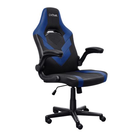 SILLA GAMER TRUST GXT 703 NEGRA/AZUL 25129 ELEVADOR DE GAS CLASE 4 REPOSABRAZOS ABATIBLES BLOQUEO DE INCLINACION Max. 140Kg - Imagen 2 de 9 SILLA GAMER TRUST GXT 703 NEGRA/AZUL 25129 ELEVADOR DE GAS CLASE 4 REPOSABRAZOS ABATIBLES BLOQUEO DE INCLINACION Max. 140Kg - Imagen 2 de 9