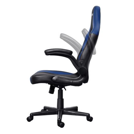 SILLA GAMER TRUST GXT 703 NEGRA/AZUL 25129 ELEVADOR DE GAS CLASE 4 REPOSABRAZOS ABATIBLES BLOQUEO DE INCLINACION Max. 140Kg - Imagen 5 de 9 SILLA GAMER TRUST GXT 703 NEGRA/AZUL 25129 ELEVADOR DE GAS CLASE 4 REPOSABRAZOS ABATIBLES BLOQUEO DE INCLINACION Max. 140Kg - Imagen 5 de 9