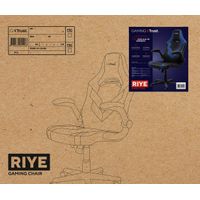 Miniatura 8 de SILLA GAMER TRUST GXT 703 NEGRA/AZUL 25129 ELEVADOR DE GAS CLASE 4 REPOSABRAZOS ABATIBLES BLOQUEO DE INCLINACION Max. 140Kg