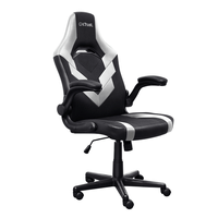 Miniatura 1 de SILLA GAMER TRUST GXT 703 NEGRA/BLANCA 25130 ELEVADOR DE GAS CLASE 4 REPOSABRAZOS ABATIBLES BLOQUEO DE INCLINACION Max. 140Kg