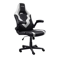 Miniatura 2 de SILLA GAMER TRUST GXT 703 NEGRA/BLANCA 25130 ELEVADOR DE GAS CLASE 4 REPOSABRAZOS ABATIBLES BLOQUEO DE INCLINACION Max. 140Kg