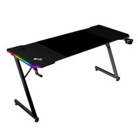 Miniatura 2 de MESA MARS GAMING MGDX160RGB CHASIS ACERO 160x60x75 FIBRA DE CARBONO RGB MANDO GESTION CABLES NEGRO