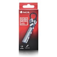 Miniatura 4 de HUB USB NGS IHUB4MICRO UN USB 3,2 GEN1 Y 3 USB3,2 CABLE 100MM