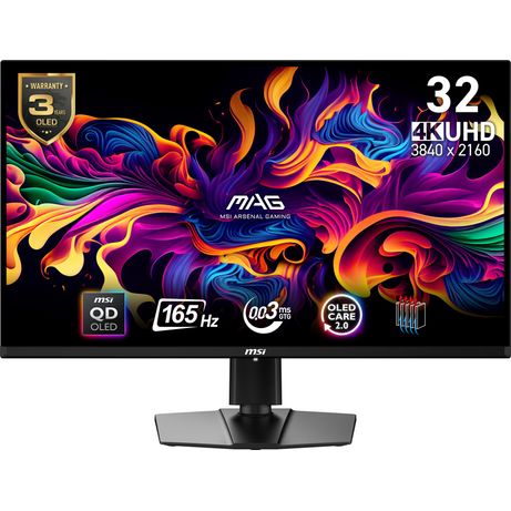 MONITOR MSI MAG 321UP QD-OLED 31.5" 3840 x 2160 HDMI - Imagen 1 de 22 MONITOR MSI MAG 321UP QD-OLED 31.5" 3840 x 2160 HDMI - Imagen 1 de 22