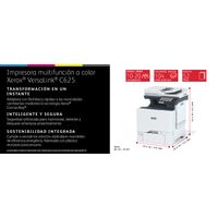 Miniatura 24 de XEROX VersaLink VersaLink C625 A4 50 ppm Copia/impresión/escaneado/fax a doble cara PS3 PCL5e/6 2 bandejas 650 hojas  Laser Dúplex