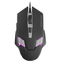 Miniatura 1 de MOUSE MARS GAMING MM024 RGB FLOW 4000 DPI AJUSTABLE 6 BOTONES MECANICOS HUANO COLOR NEGRO