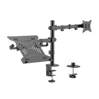 Miniatura 2 de AISENS Soporte de Mesa Giratorio e Inclinable para Portatil y Monitor TV 9Kg de 17 32  Negro