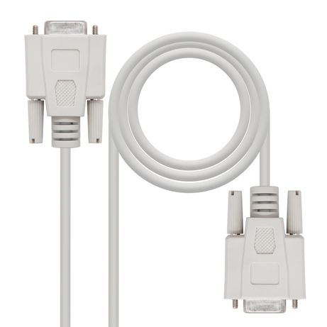 Nanocable Cable Serie Modem, DB9 H-H, Beige, 1.8m - Imagen 2 de 4 Nanocable Cable Serie Modem, DB9 H-H, Beige, 1.8m - Imagen 2 de 4