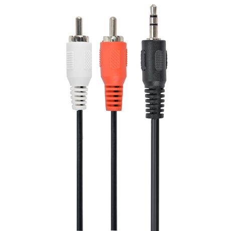 Gembird Cable Audio 3.5mm(M) a 2 RCA(M) 2.5 Mts - Imagen 2 de 6 Gembird Cable Audio 3.5mm(M) a 2 RCA(M) 2.5 Mts - Imagen 2 de 6