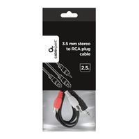 Miniatura 3 de Gembird Cable Audio 3.5mm(M) a 2 RCA(M) 2.5 Mts