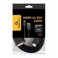 Miniatura 3 de CABLE HDMI GEMBIRD A DVI MACHO-MACHO CON CONECTORES 4.5M