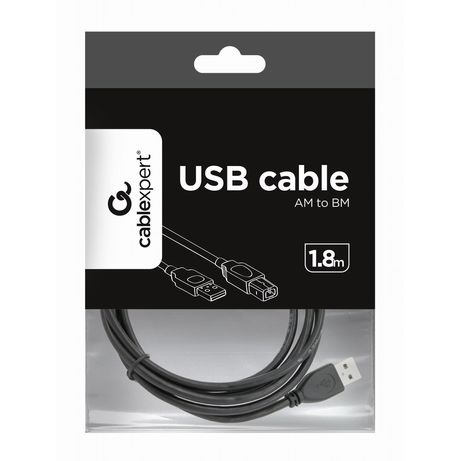 GembirdCable USB 2.0 Tipo A/M-B/M 1.8 Mts Ngr - Imagen 4 de 6 GembirdCable USB 2.0 Tipo A/M-B/M 1.8 Mts Ngr - Imagen 4 de 6