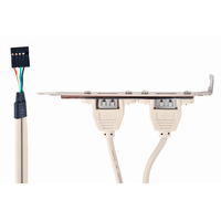 Miniatura 1 de SLOT BRACKET GEMBIRD 2x USB