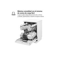 Miniatura 4 de LAVAVAJILLAS 60 CM LG DF030FW E 13 CUBIERTOS BLANCO
