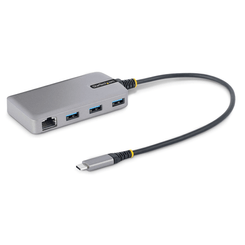 3-Port USB-C Hub w/GbE Ethernet Adapter