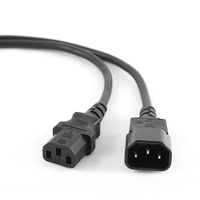 Miniatura 1 de Gembird Cable Alimentación CPU-Monitor 6A 1.8Mts