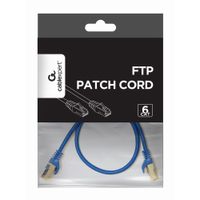 Miniatura 3 de CABLE RED GEMBIRD FTP CAT6 0,5M AZUL