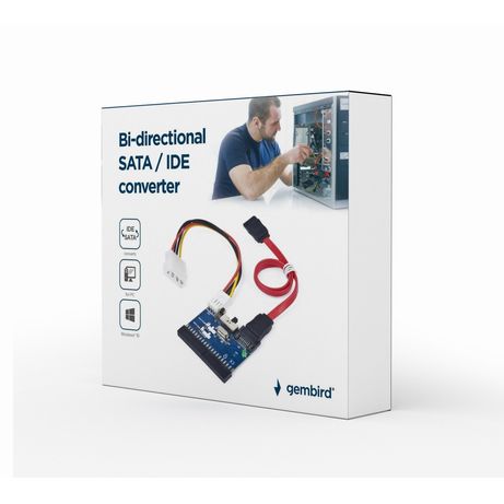 CONVERTIDOR GEMBIRD SATA A IDE Y VICEVERSA - Imagen 3 de 3 CONVERTIDOR GEMBIRD SATA A IDE Y VICEVERSA - Imagen 3 de 3