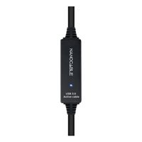 Miniatura 4 de CABLE USB NANO CABLE USB3.0 A/M - USB3.0 A/H 15.0M NEGRO ALARGADOR C/AMPLIFICADOR